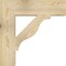 Ekena Millwork Funston Block Rough Sawn Bracket, Douglas Fir, 6"W x 26"D x 26"H BKT06X26X26FST05RDF - alternate 3